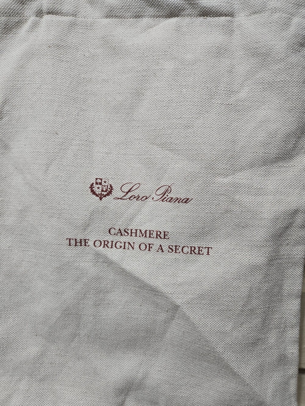 Loro Piana Brand Linen Cotton Reusable Tote Bag GUC - Picture 2 of 4
